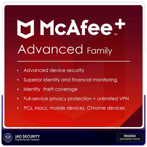 mcafee+ advanced family.